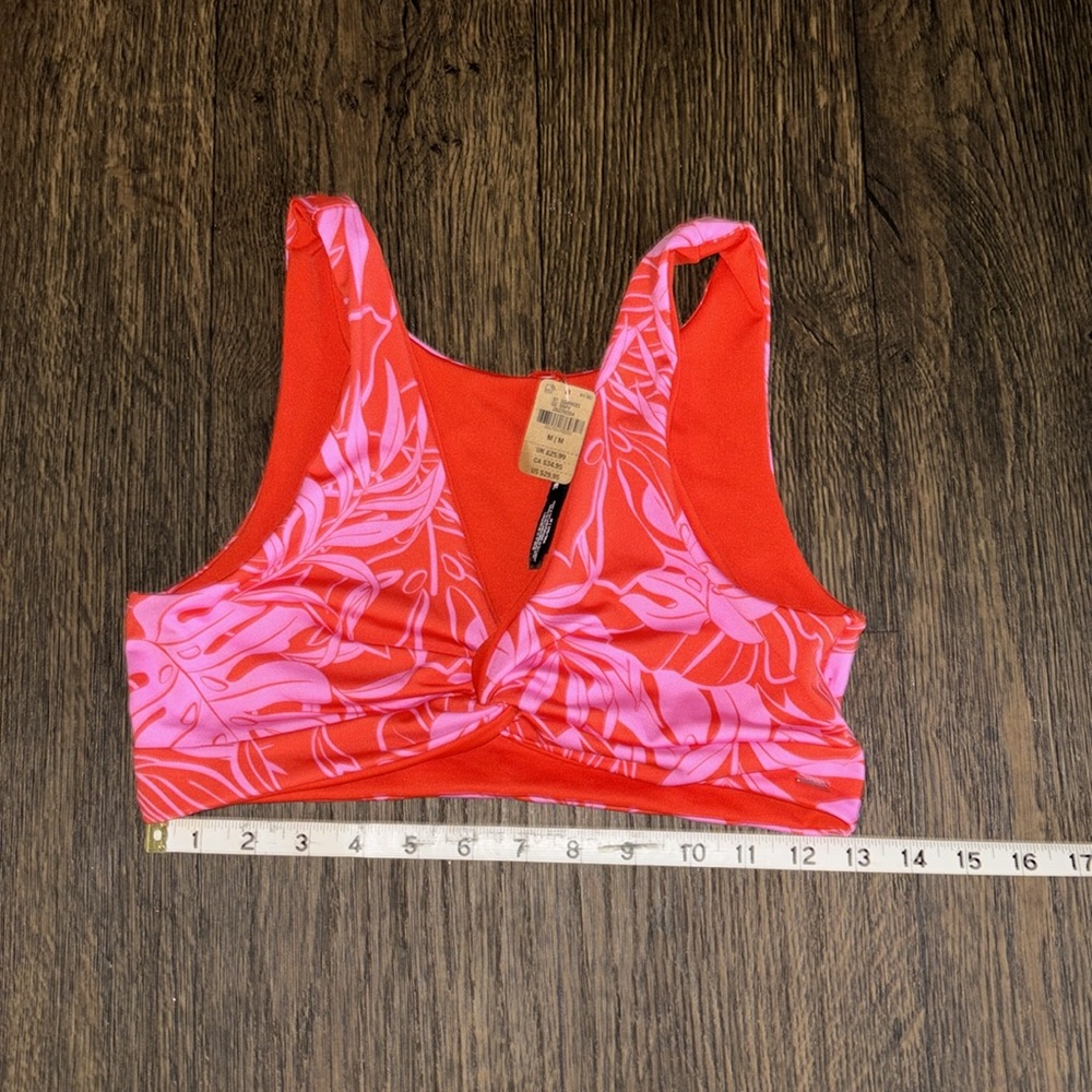 PINK ACTIVE SWIM TOP - Picture 6 of 7
